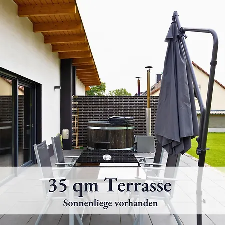 River, Stilvolles Fuer Familien Grosser Garten, Spielplatz, Sauna & Badefass Wendisch Rietz