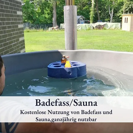 River, Stilvolles Fuer Familien Grosser Garten, Spielplatz, Sauna & Badefass * 文迪施里茨