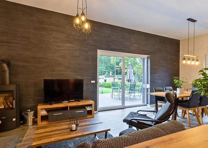 Apartamento River I Wellness Oase Im Winter I Inkl Badefass I Kamin I Sauna Wendisch Rietz