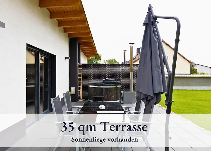 River, Stilvolles Fuer Familien Grosser Garten, Spielplatz, Sauna & Badefass Wendisch Rietz